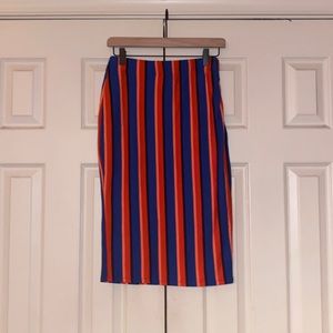 Bershka Striped Skirt